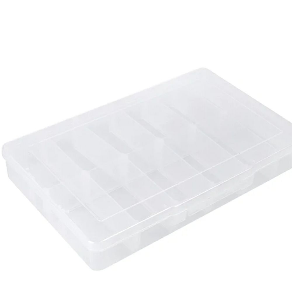 2 X 12 Compartments Plastic Storage Container NWT Jewelry Office Crafts